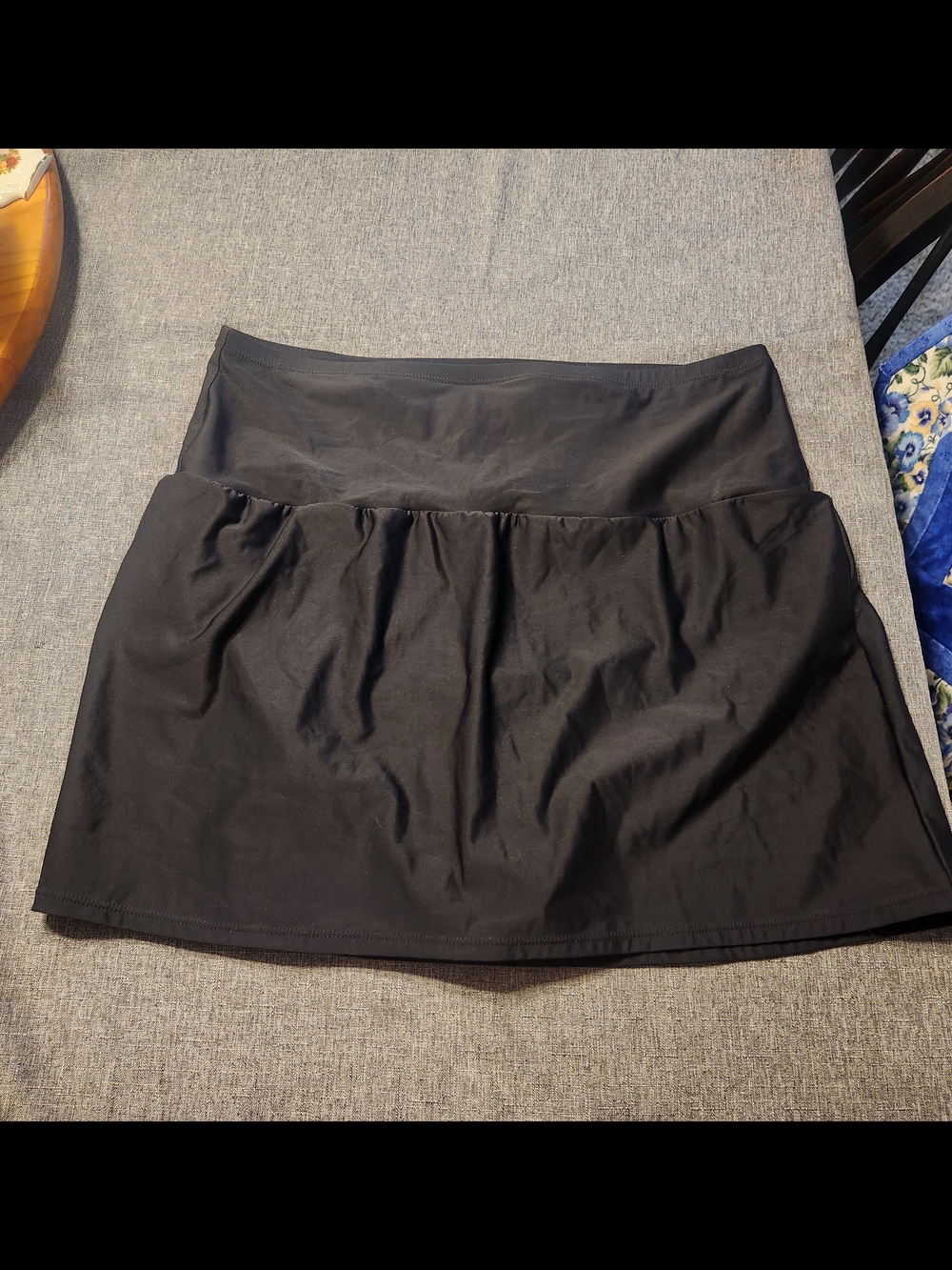 Liz Claiborne High Waisted Black Swim Skirt Women's Size 16